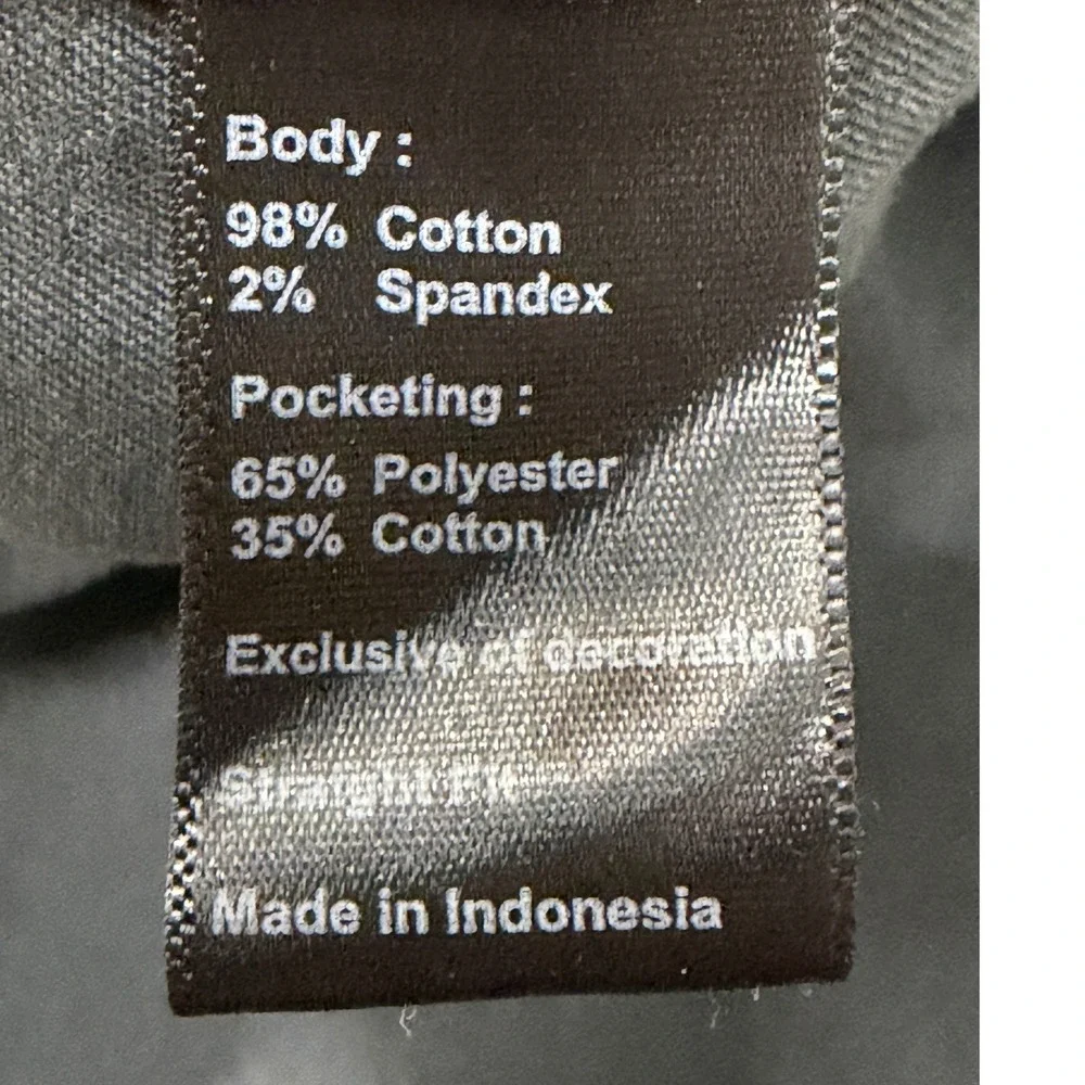 Flint and Tinder‎ 365 Straight Fit Pants Mens 38x33 Charcoal Grey F-510002